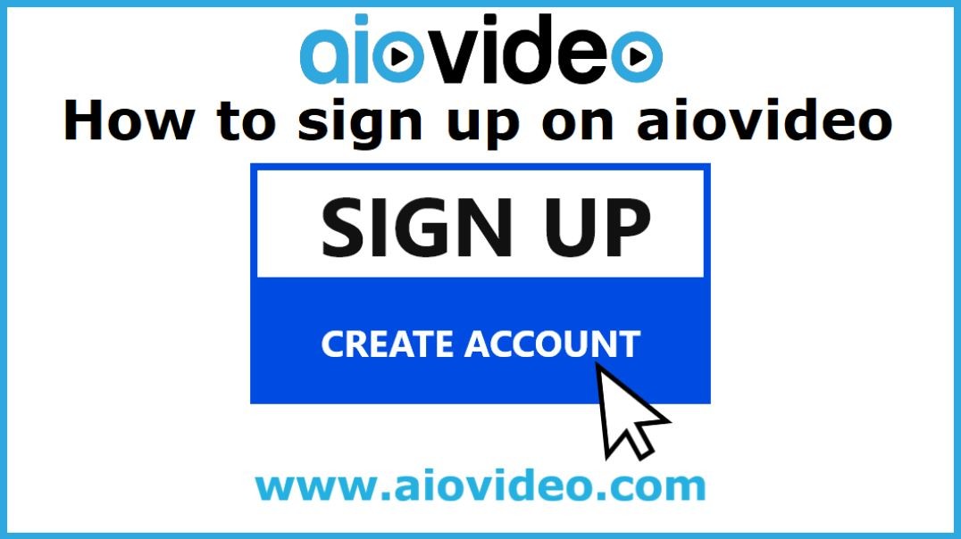 How to sign up on aiovideo